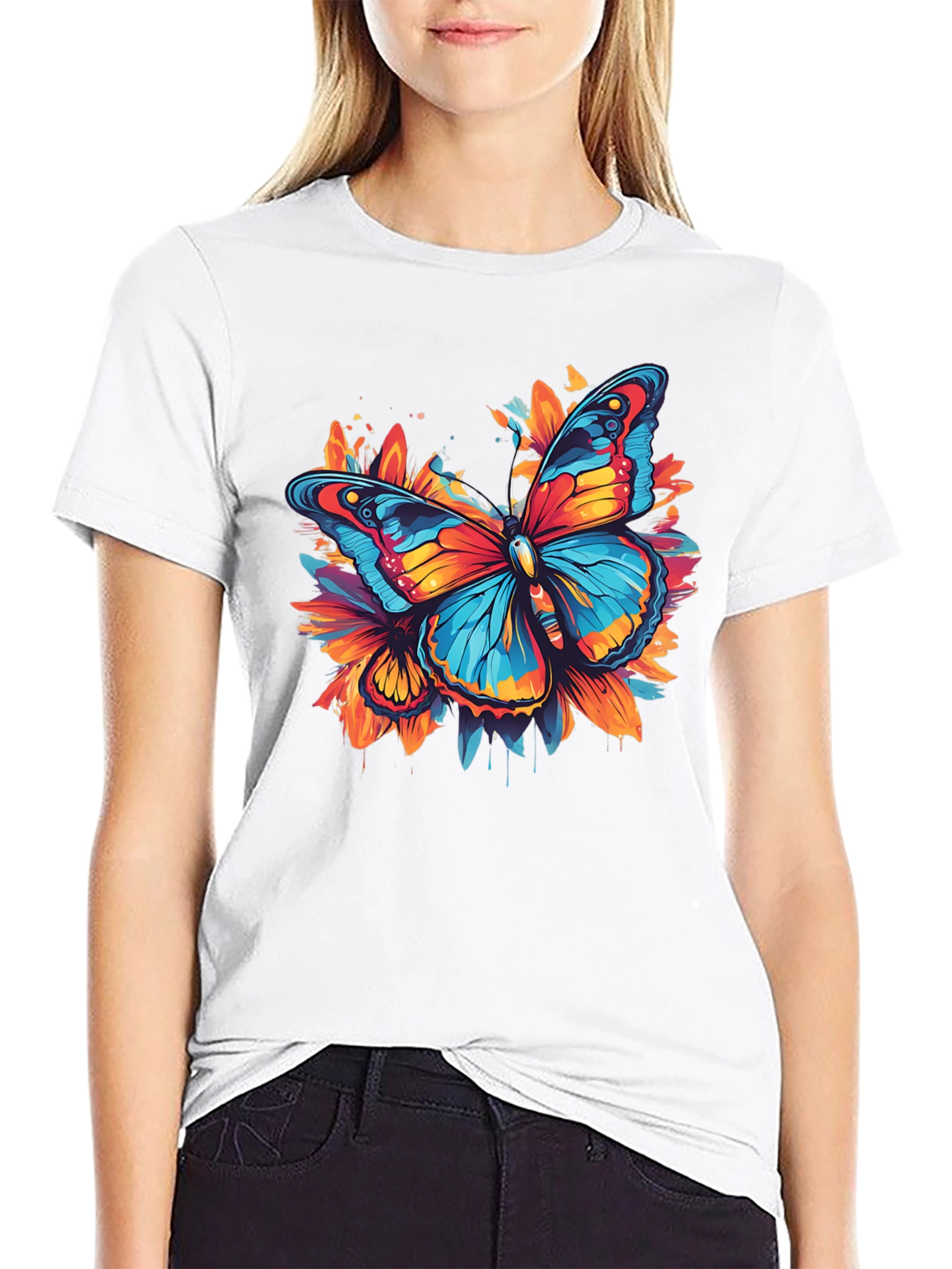 Butterfly Graphic T-Shirt