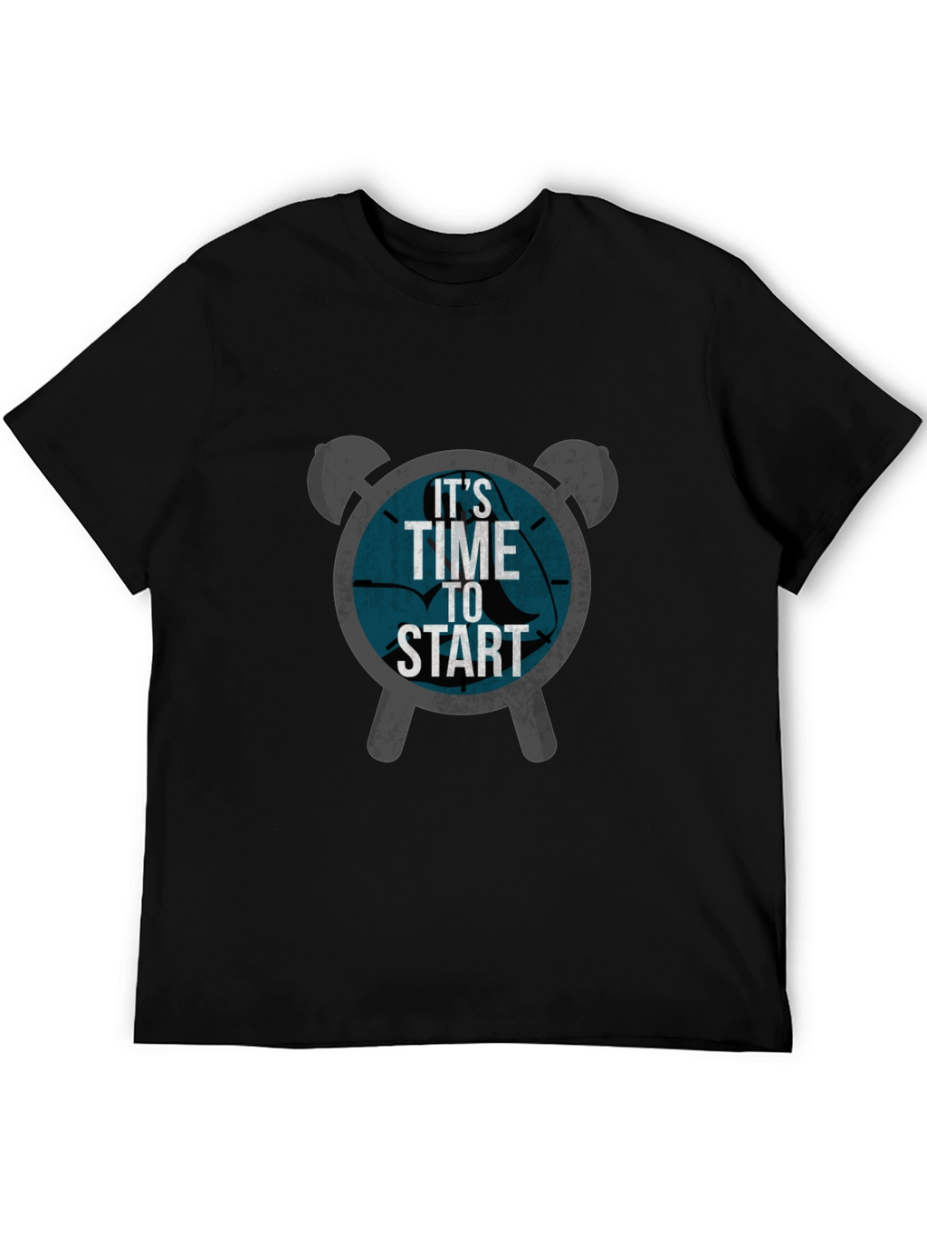 Time To Start Graphic Tee - Black