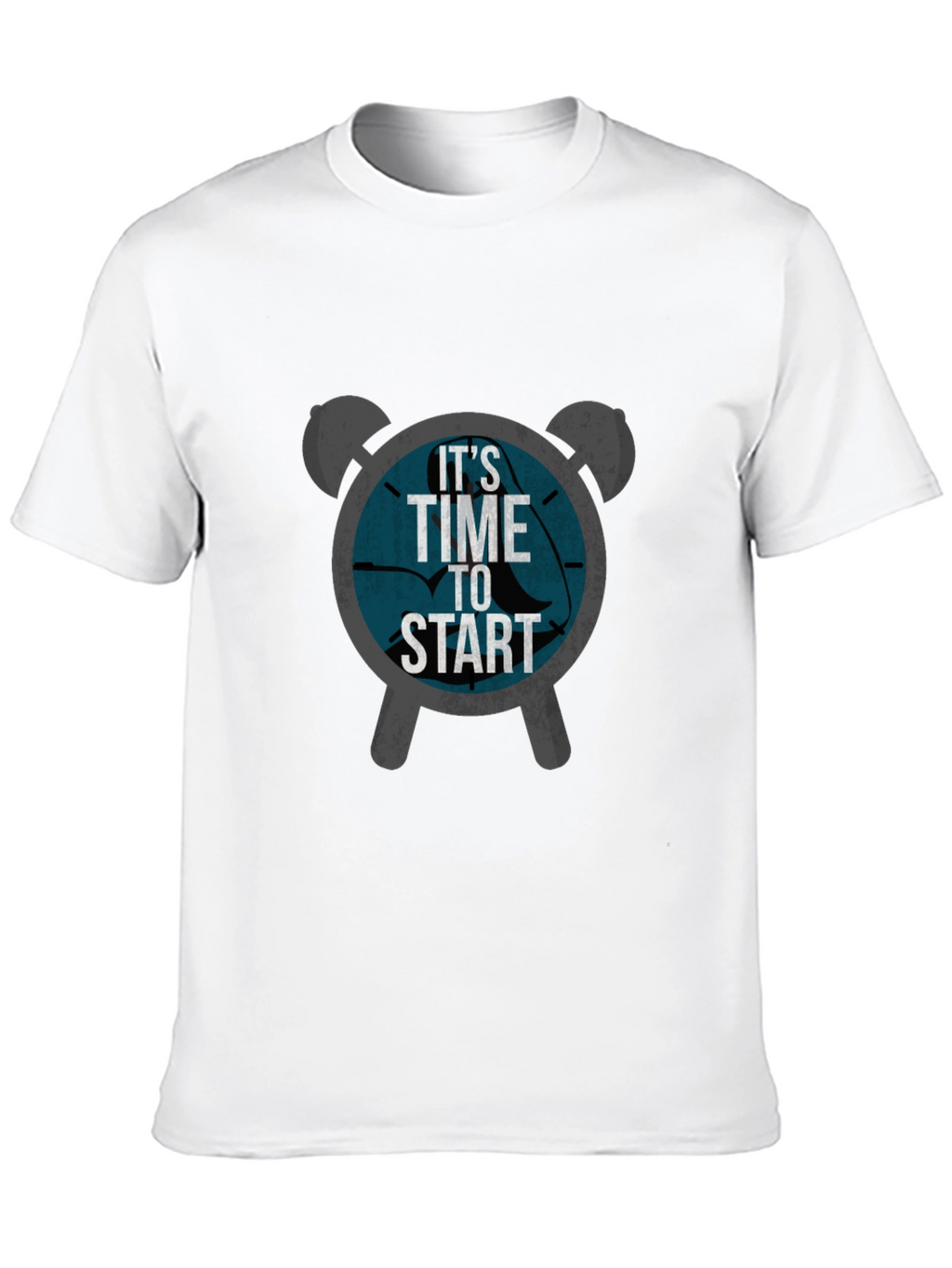 Time To Start Graphic Tee - Black