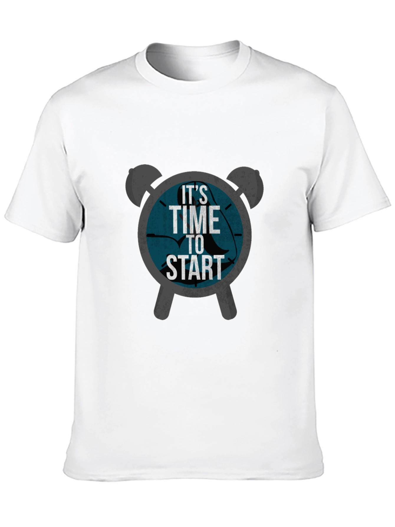 Time To Start Graphic Tee - Black