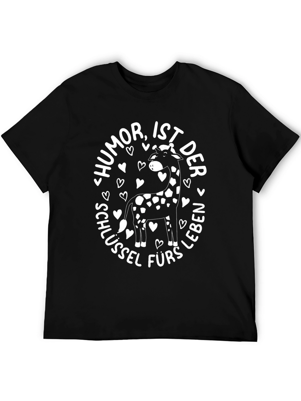 Humor is the Key Giraffe T-Shirt