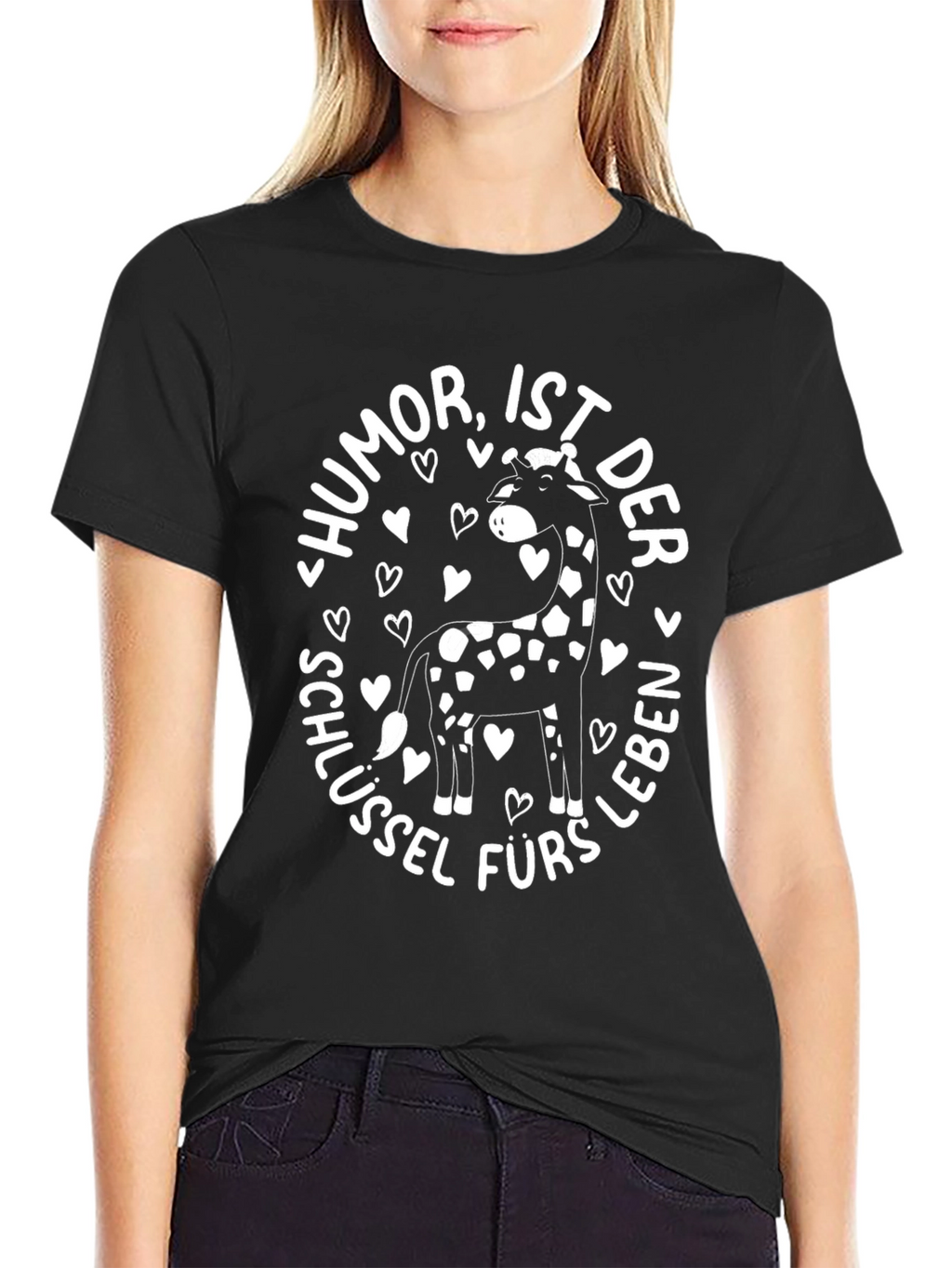 Humor is the Key Giraffe T-Shirt