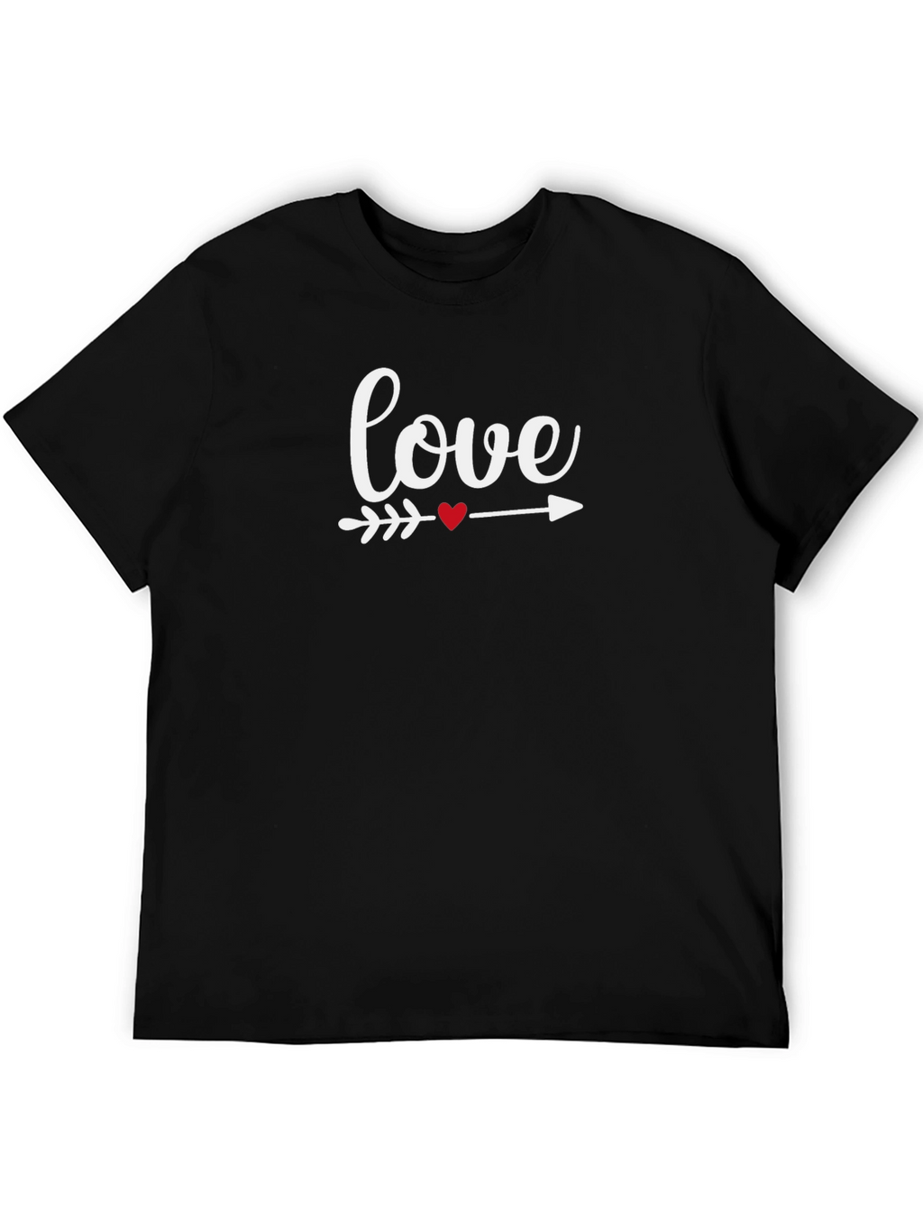 Love Arrow Graphic T-Shirt - Black