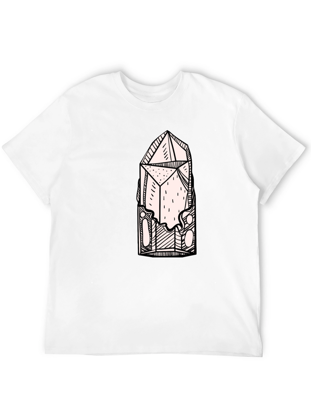 Crystal Design Black T-Shirt