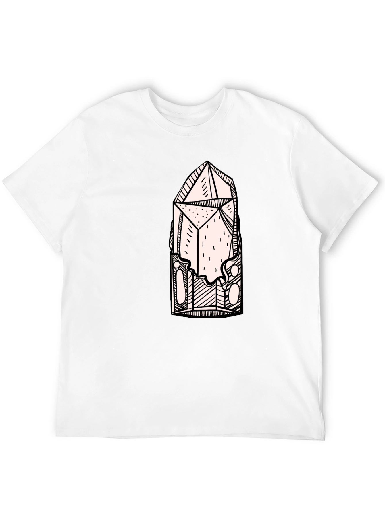 Crystal Design Black T-Shirt