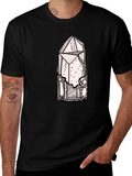 Crystal Design Black T-Shirt