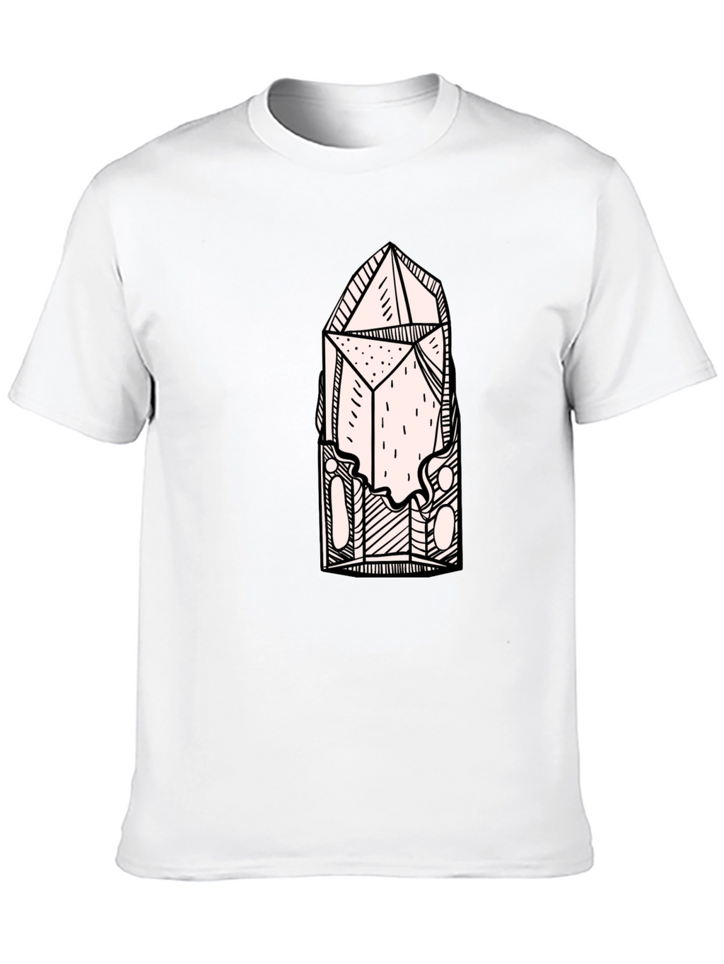 Crystal Design Black T-Shirt