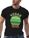 Vegan From My Head Tomatoes Graphic Tee