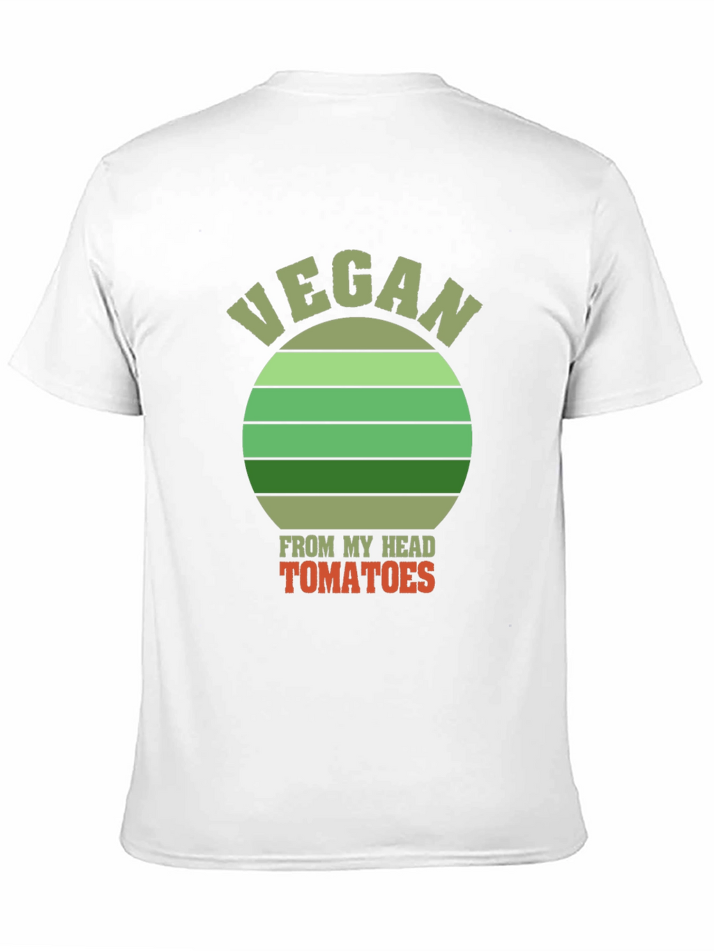 Vegan From My Head Tomatoes Graphic Tee