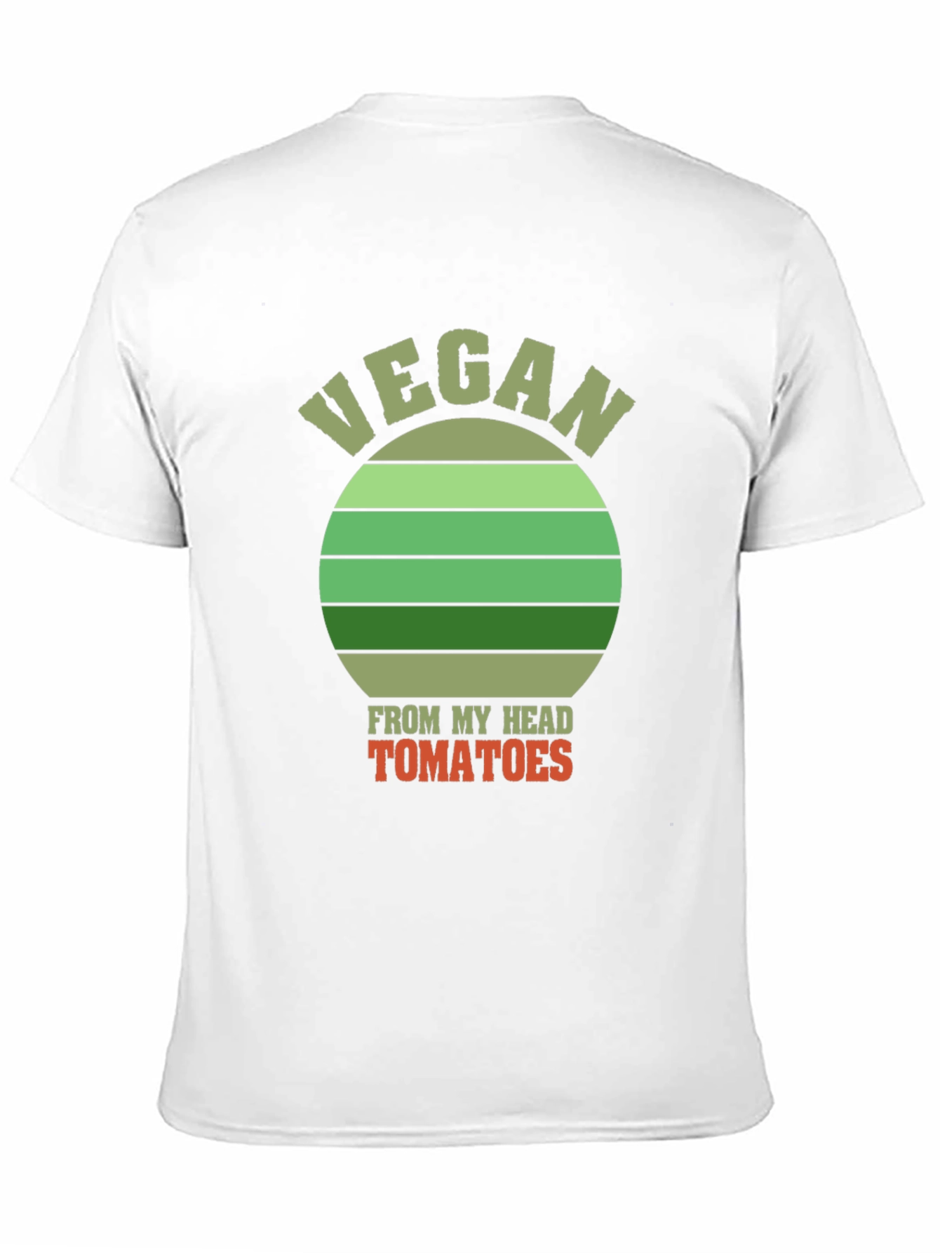 Vegan From My Head Tomatoes Graphic Tee