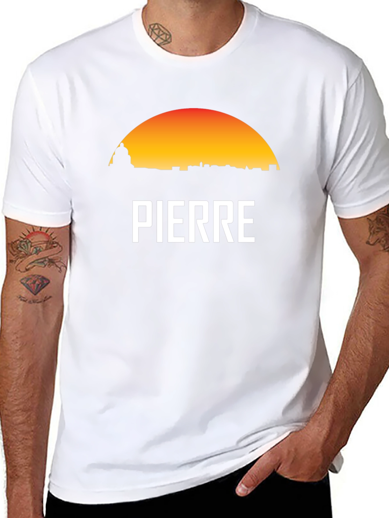 Pierre Silhouette T-Shirt - City Skyline