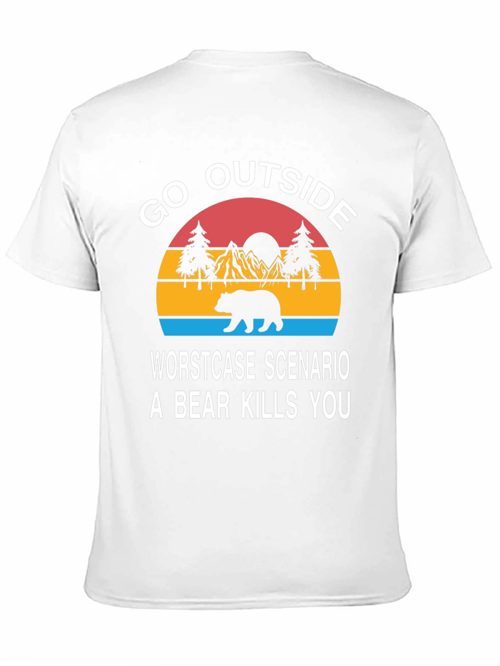 Go Outside Bear Graphic Tee