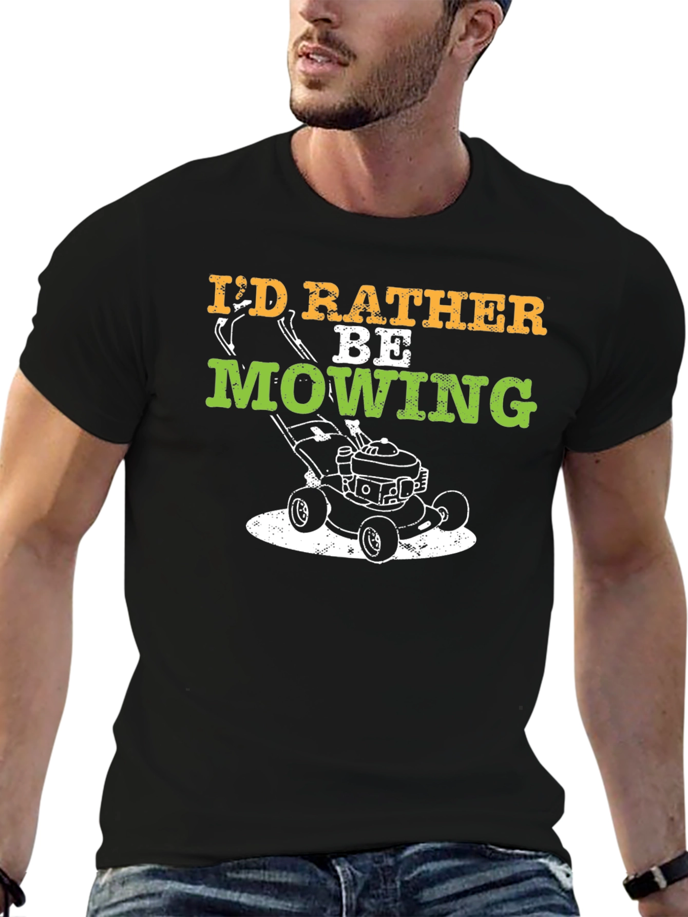 Id Rather Be Mowing T-Shirt