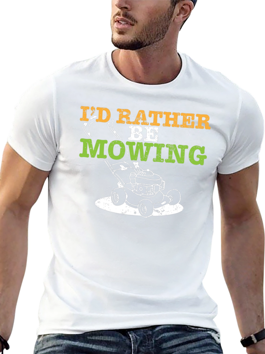 Id Rather Be Mowing T-Shirt