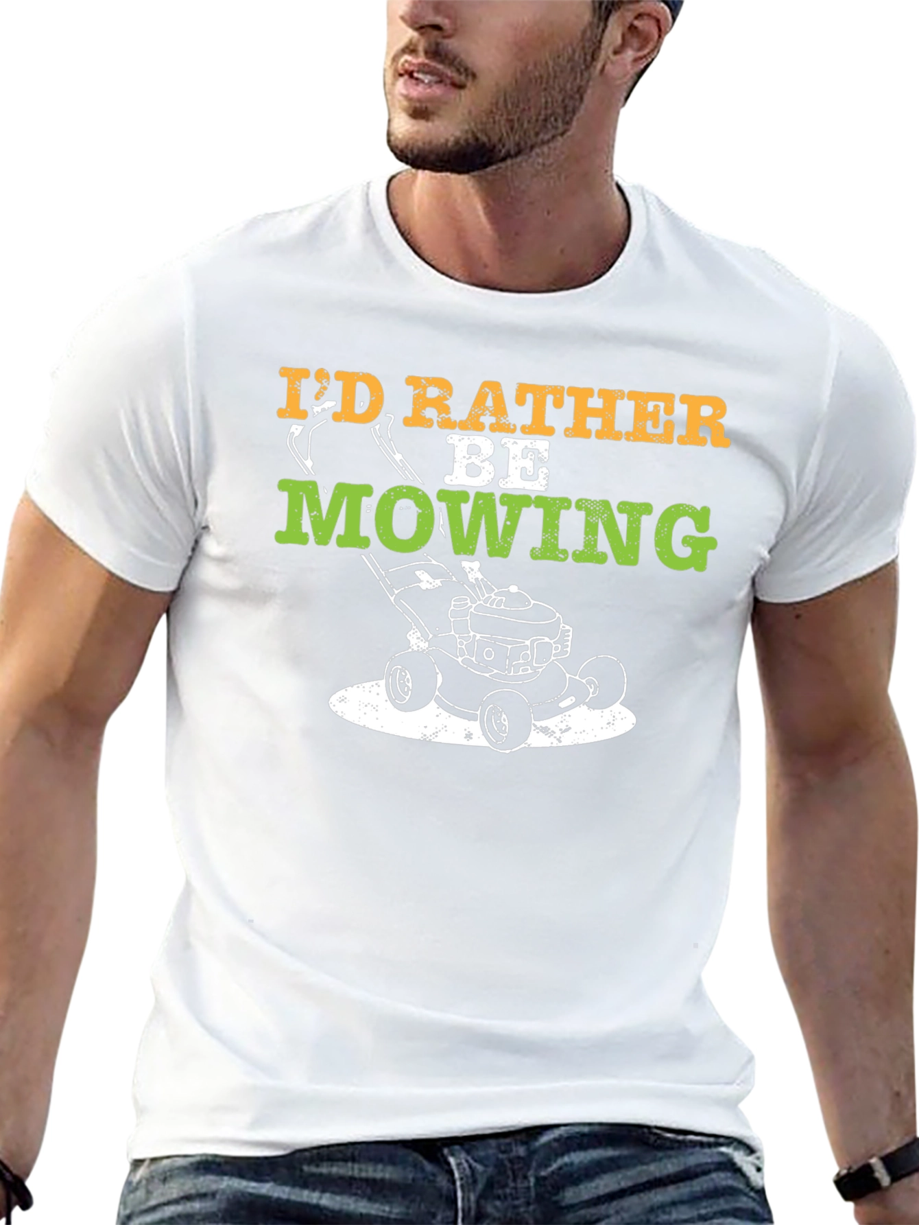 Id Rather Be Mowing T-Shirt