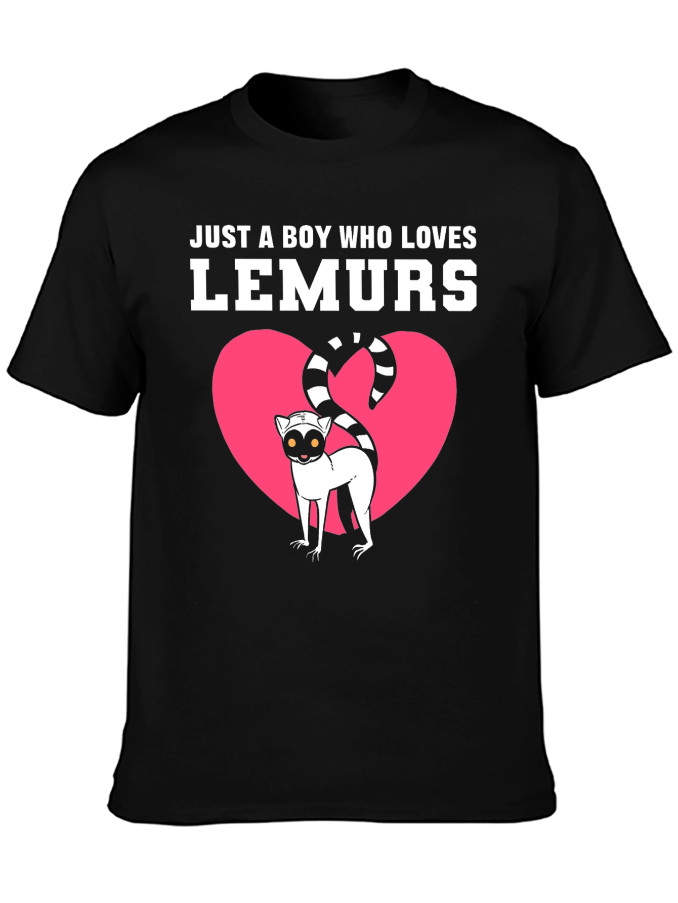 Lemur Lover T-Shirt - Just A Boy Who Loves Lemurs