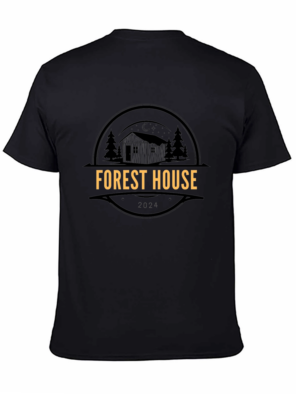 Forest House 2024 Graphic Tee - Black