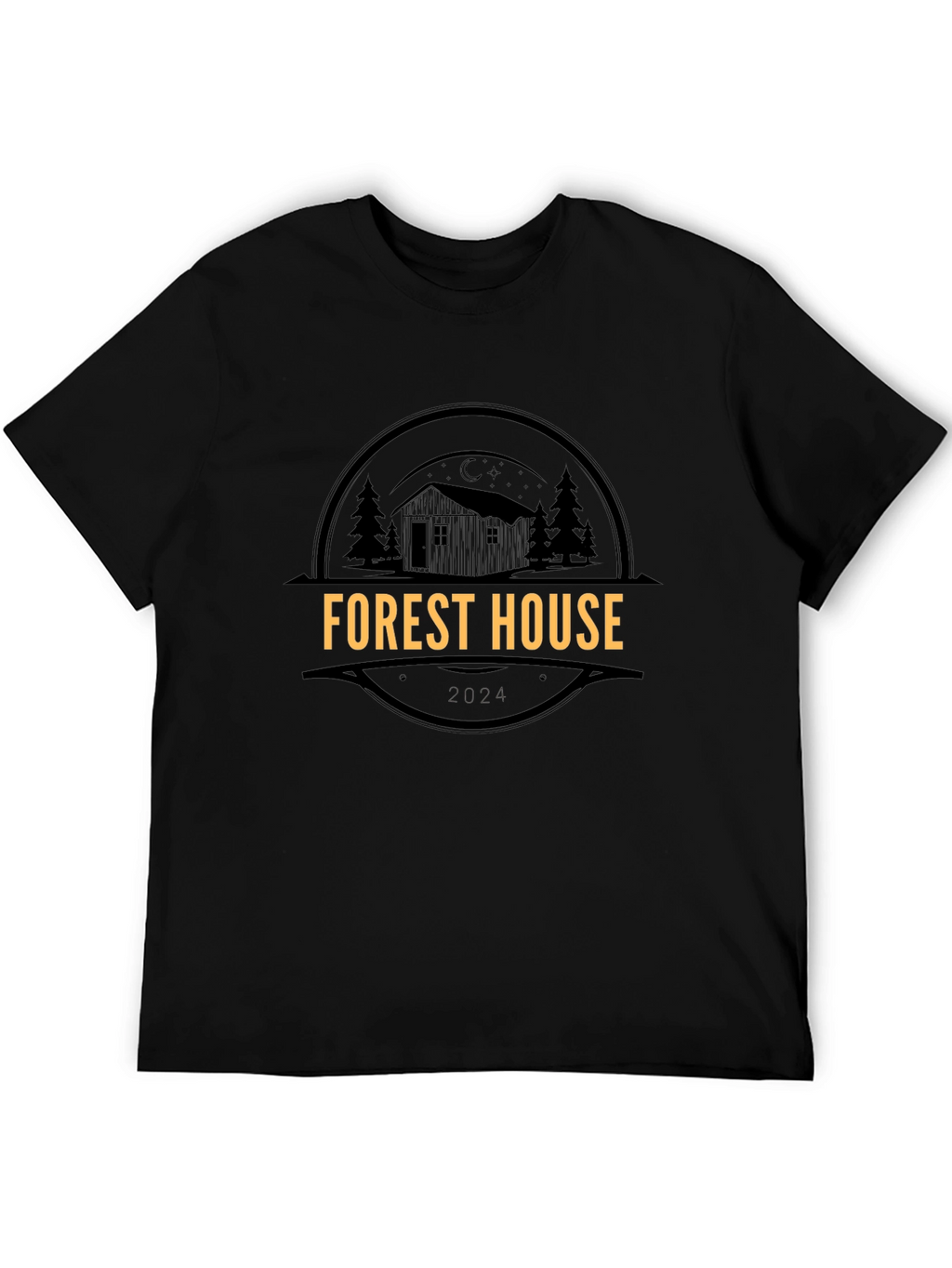Forest House 2024 Graphic Tee - Black