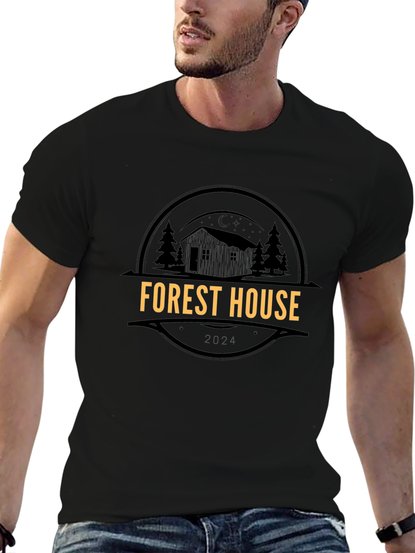 Forest House 2024 Graphic Tee - Black