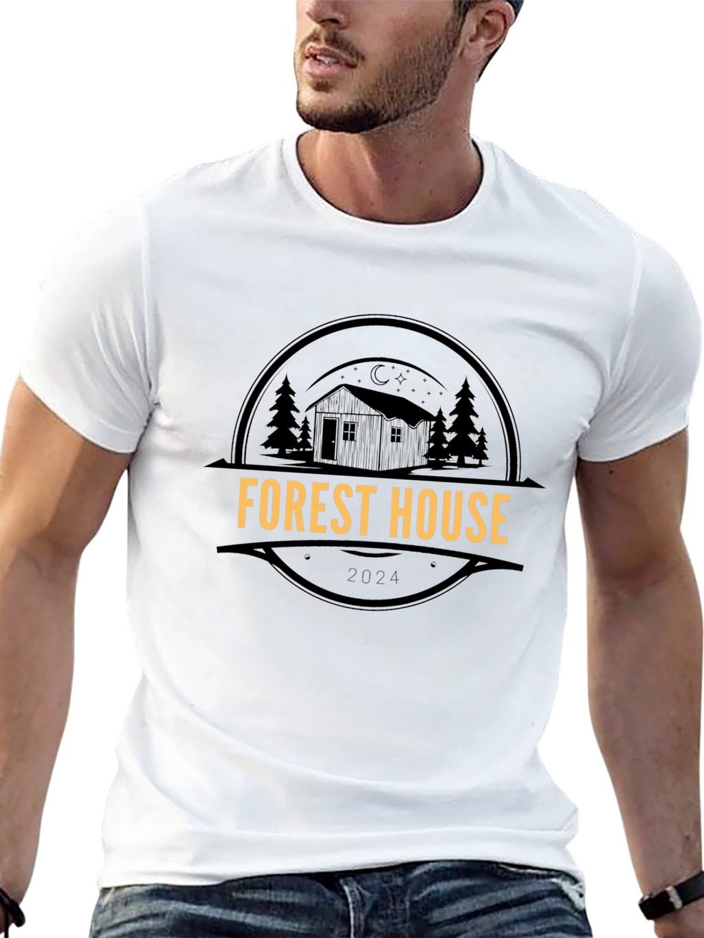 Forest House 2024 Graphic Tee - Black