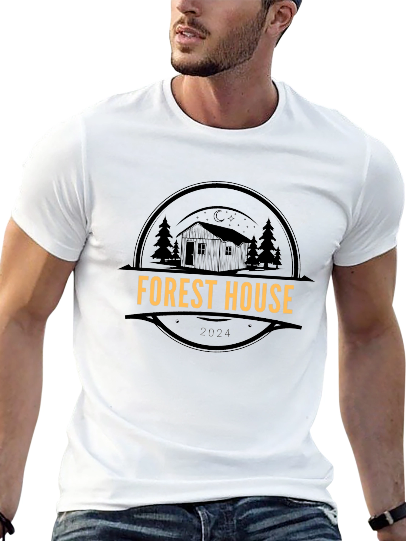 Forest House 2024 Graphic Tee - Black