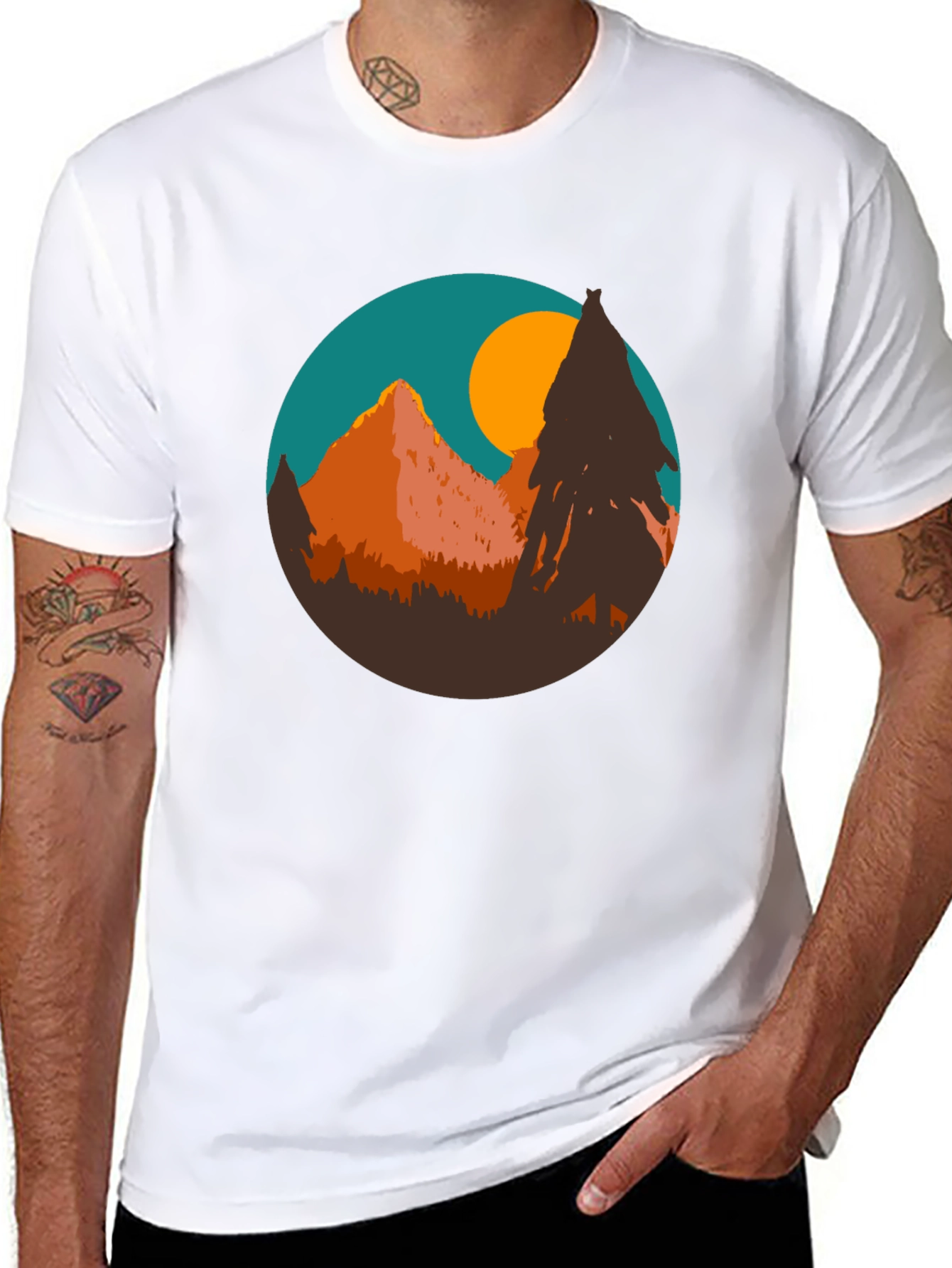 Mountain Sunset Graphic Tee