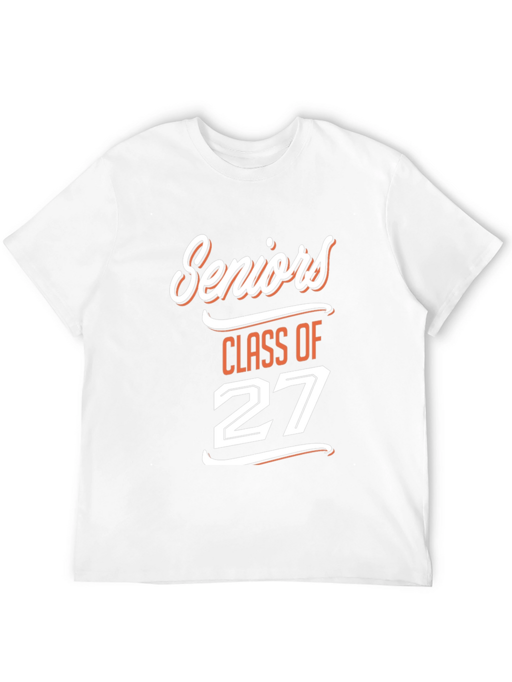Seniors Class of 27 Black T-Shirt