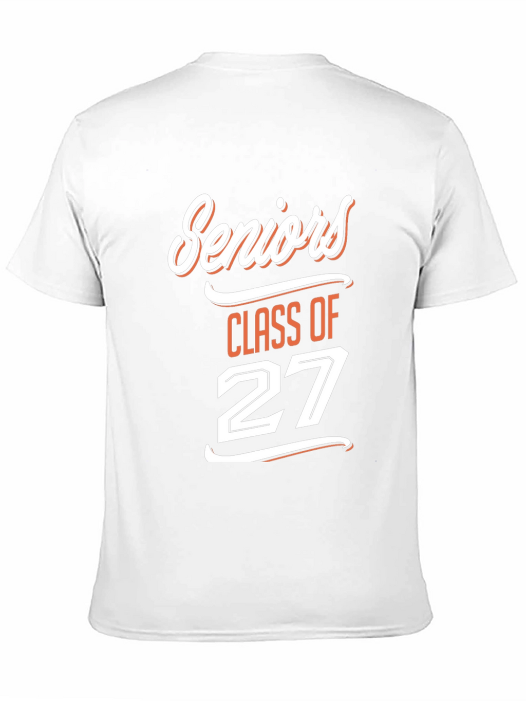 Seniors Class of 27 Black T-Shirt