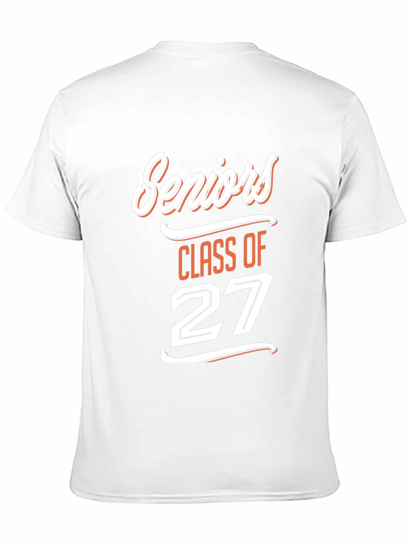 Seniors Class of 27 Black T-Shirt