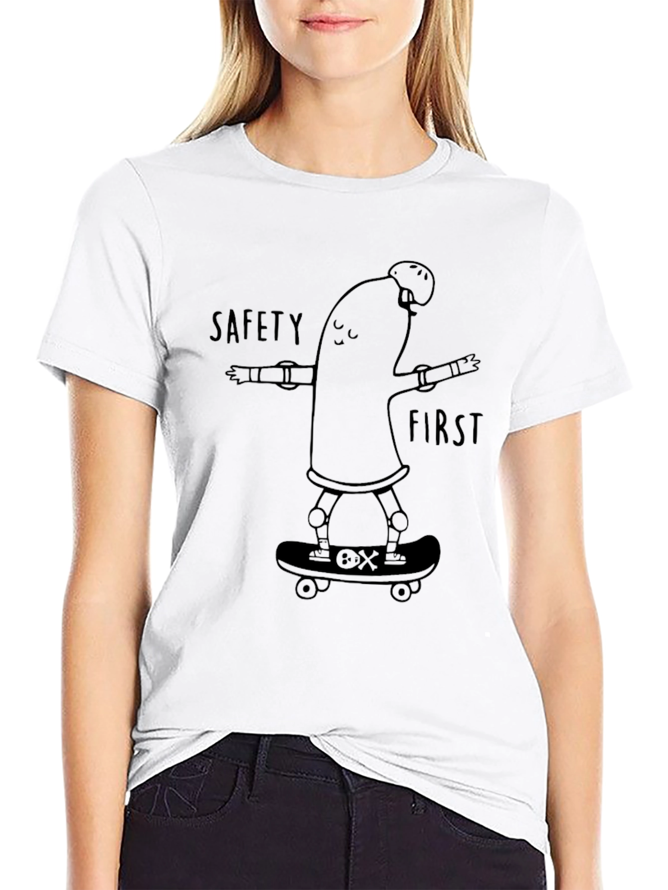 Safety First Skateboard T-Shirt