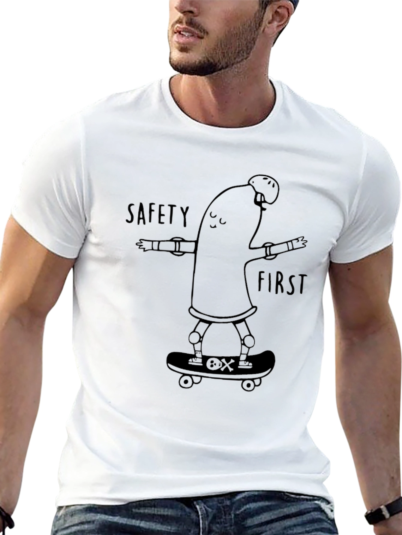 Safety First Skateboard T-Shirt