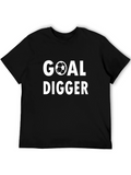 Goal Digger Soccer Graphic T-Shirt