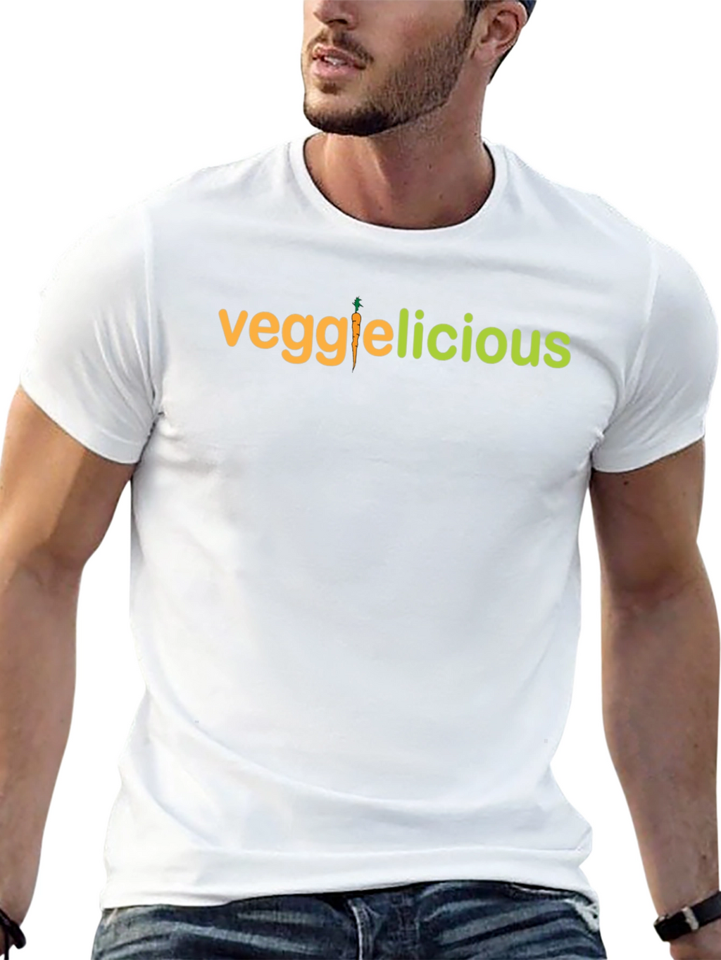 Veggielicious T-Shirt - Vegan Carrot Tee
