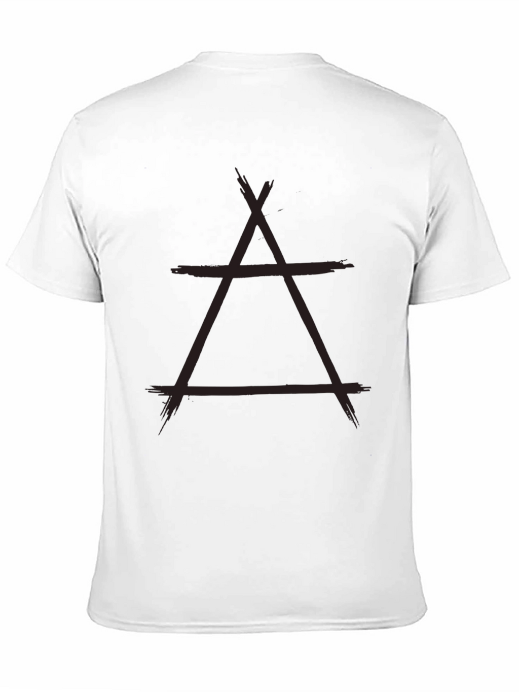 Abstract Triangle Graphic Tee - Modern Streetwear