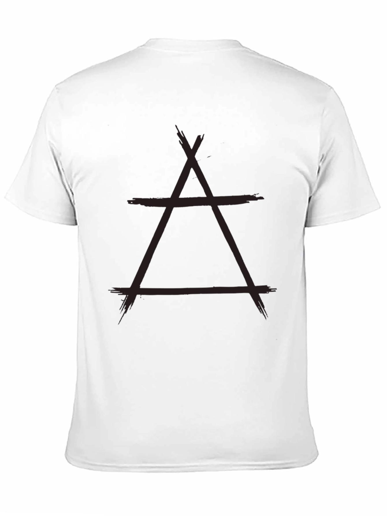 Abstract Triangle Graphic Tee - Modern Streetwear