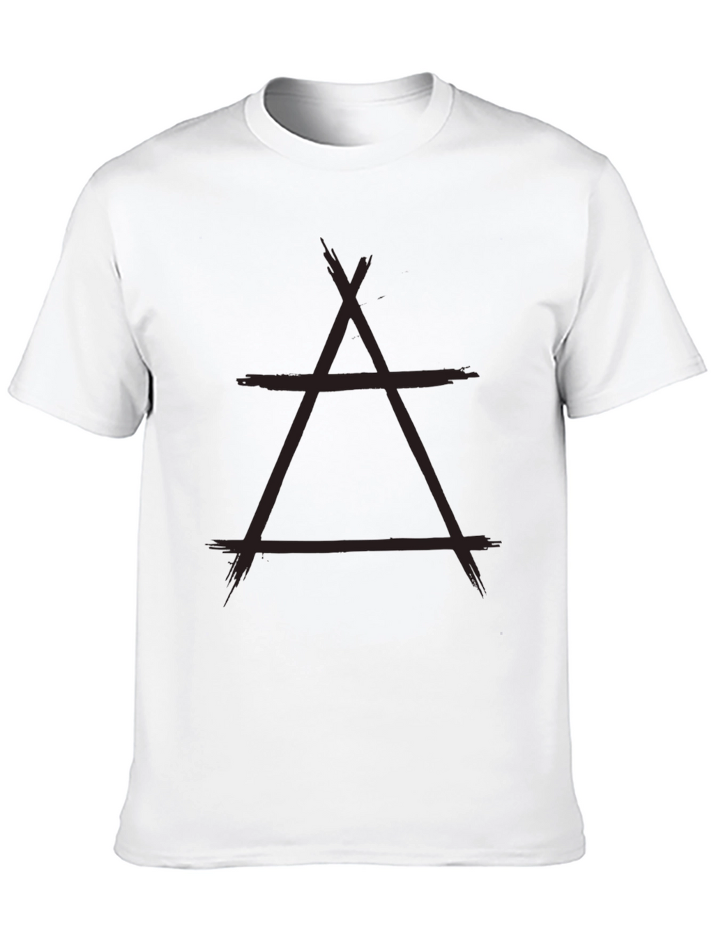 Abstract Triangle Graphic Tee - Modern Streetwear