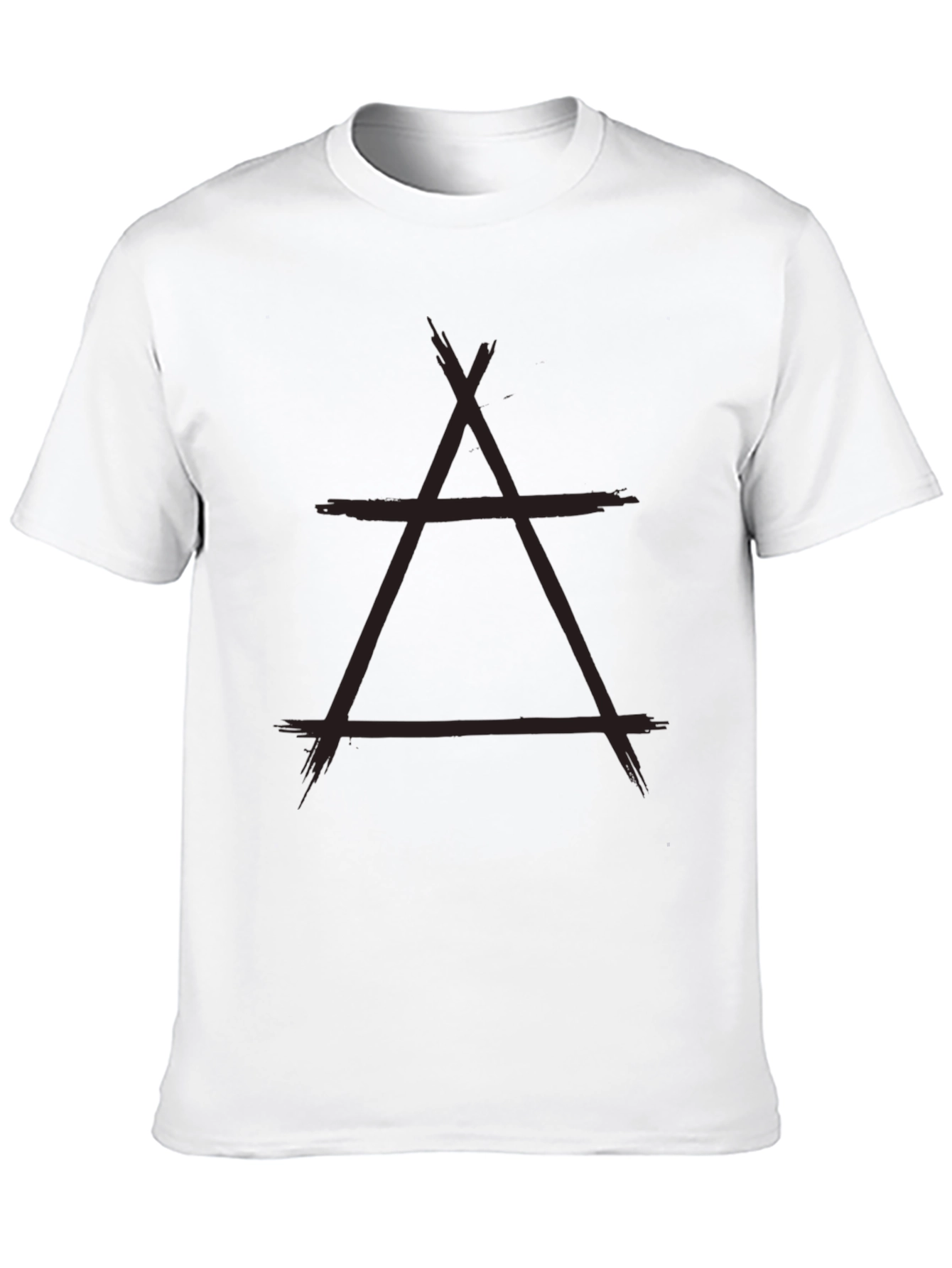 Abstract Triangle Graphic Tee - Modern Streetwear