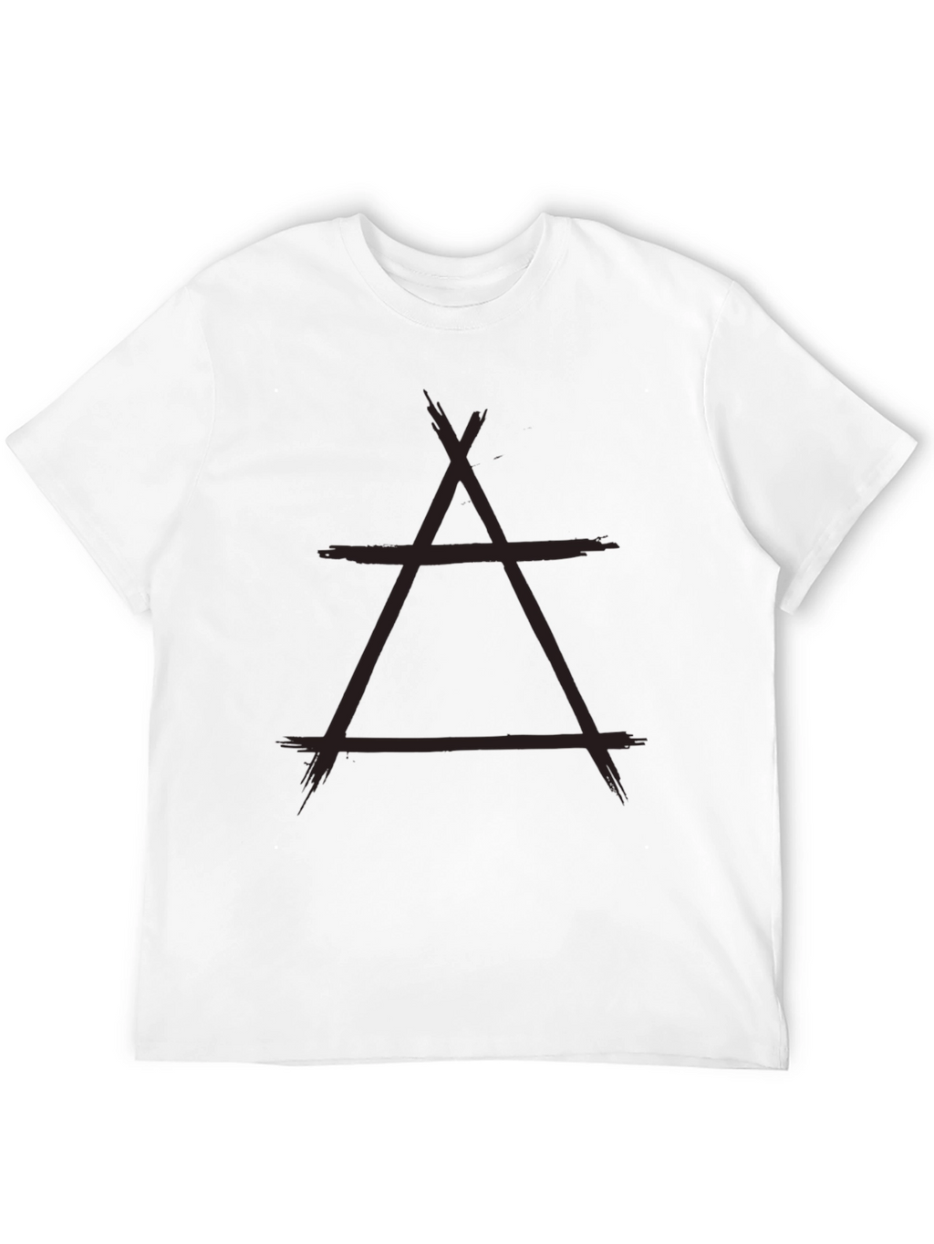 Abstract Triangle Graphic Tee - Modern Streetwear