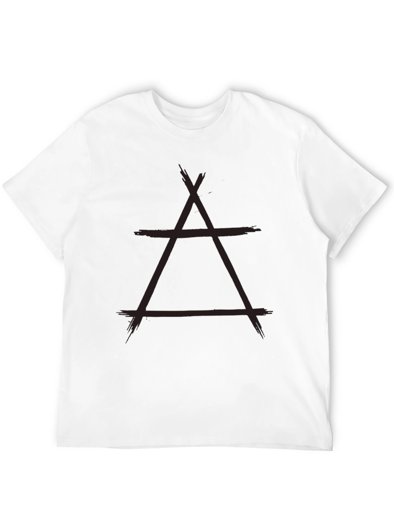 Abstract Triangle Graphic Tee - Modern Streetwear