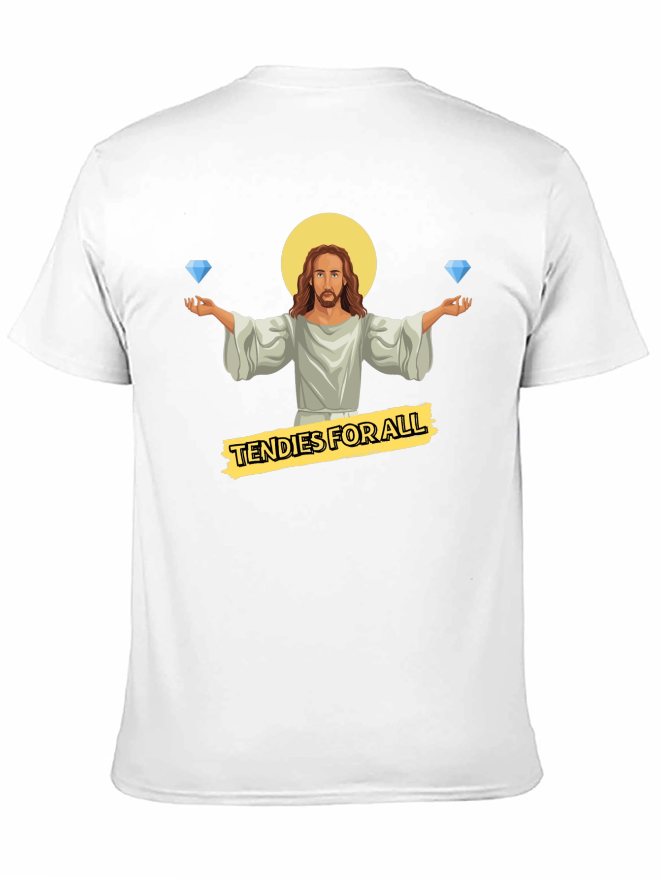 Tendies For All T-Shirt - Diamond Hands Jesus