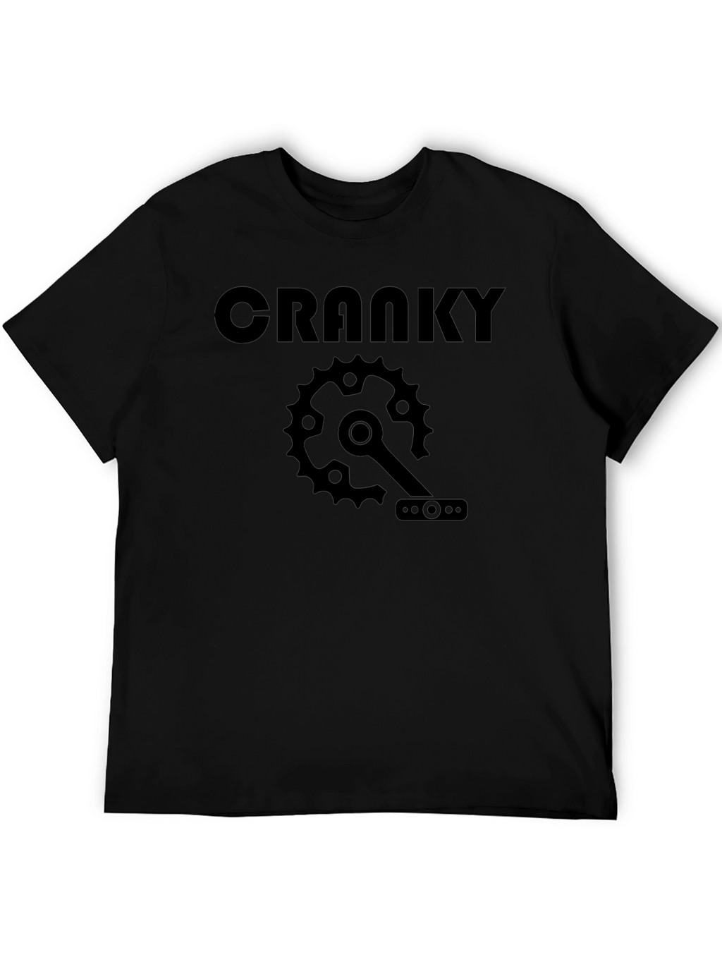 Cranky Bicycle Gear Black T-Shirt