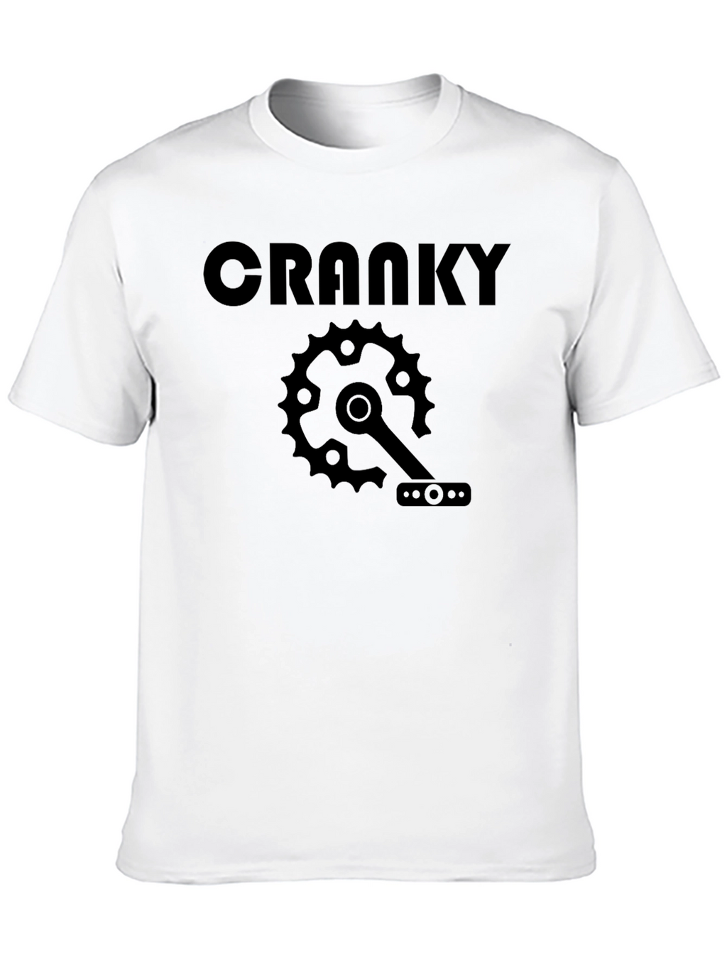 Cranky Bicycle Gear Black T-Shirt