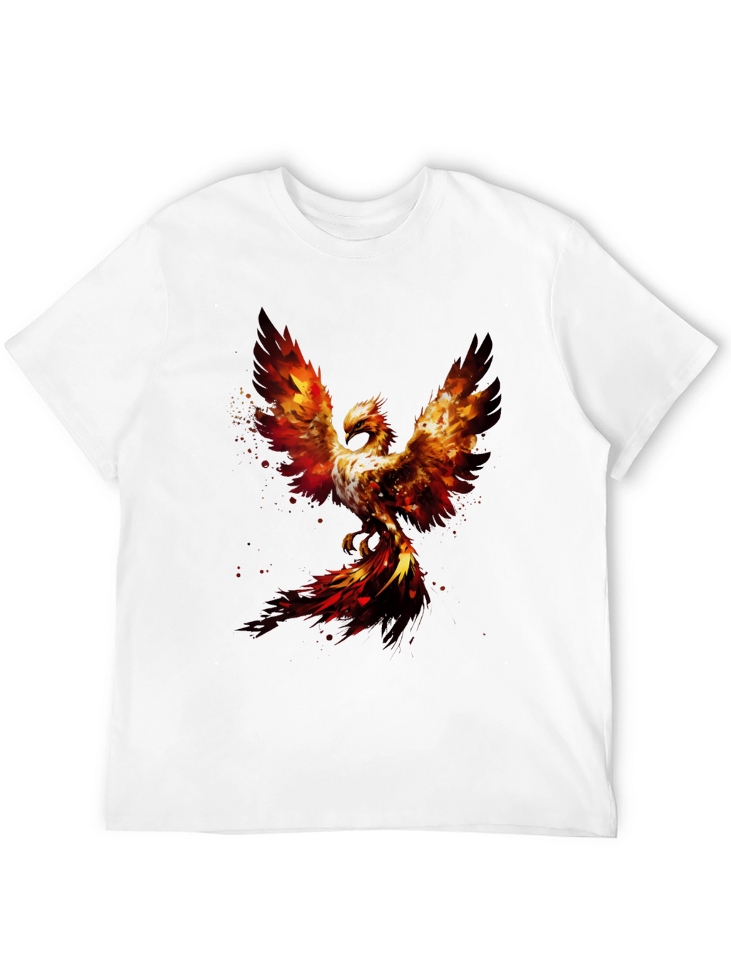 Fiery Phoenix Graphic Tee - Bold & Unique Design