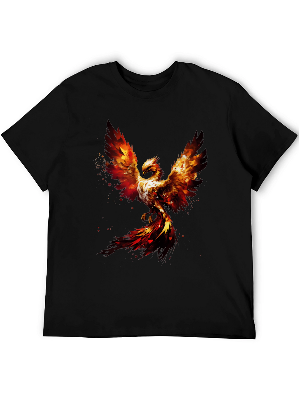 Fiery Phoenix Graphic Tee - Bold & Unique Design