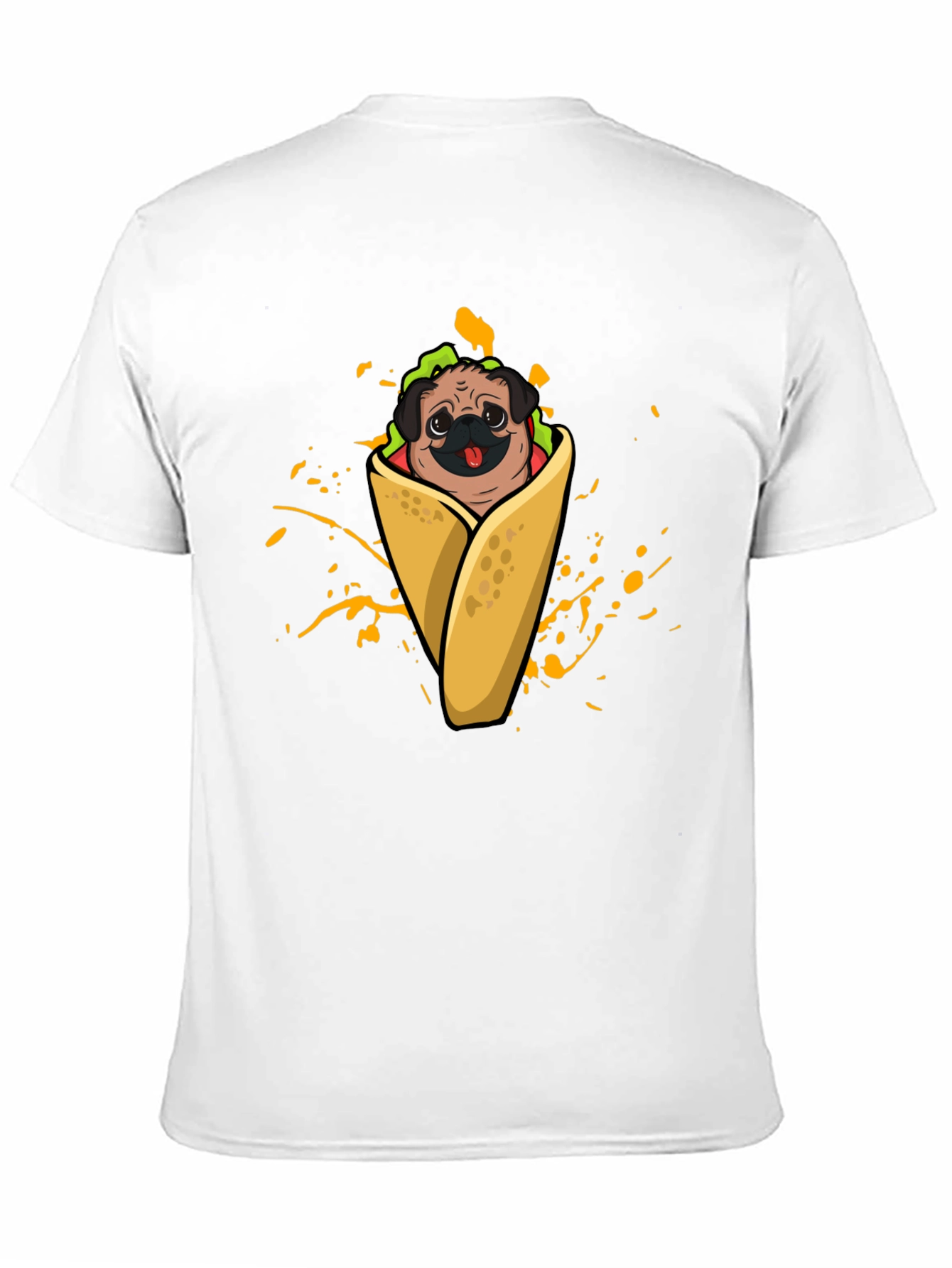 Pug Taco Graphic T-Shirt
