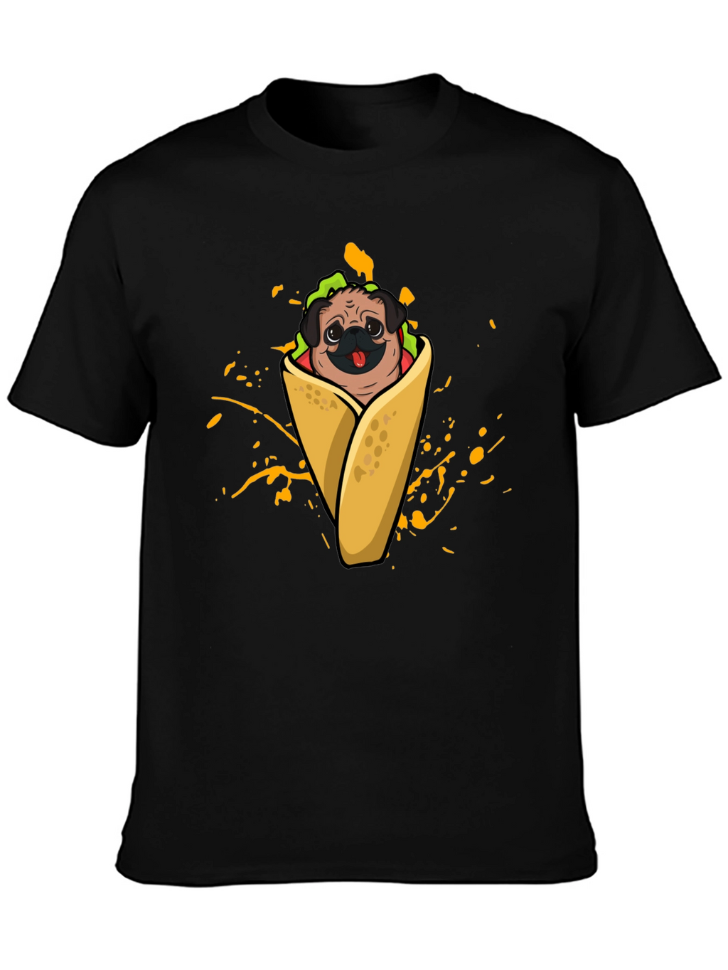 Pug Taco Graphic T-Shirt