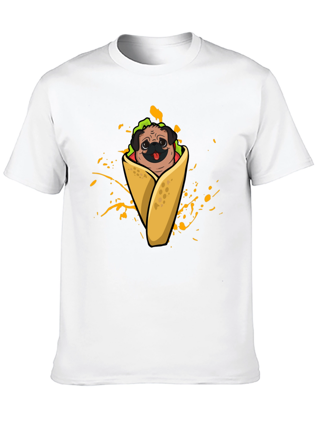 Pug Taco Graphic T-Shirt