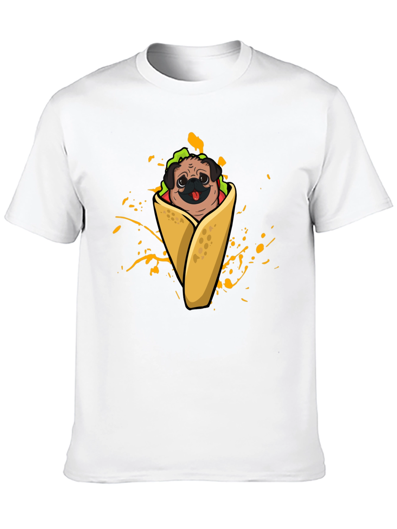 Pug Taco Graphic T-Shirt