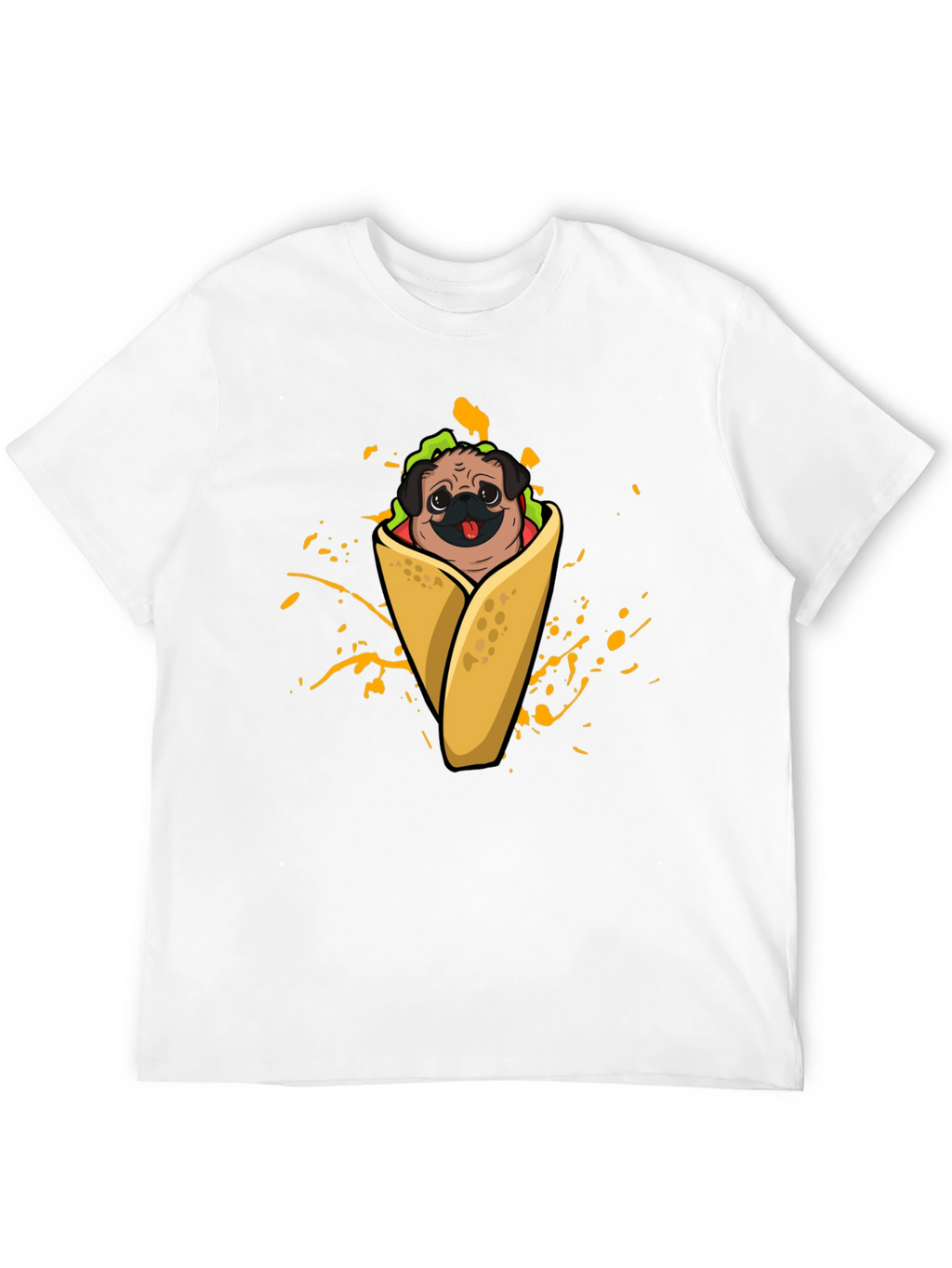 Pug Taco Graphic T-Shirt