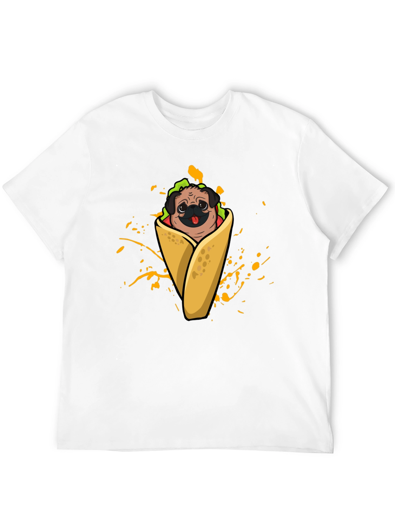 Pug Taco Graphic T-Shirt
